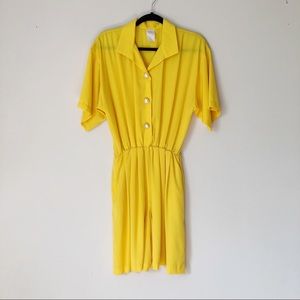 Vintage Yellow Romper